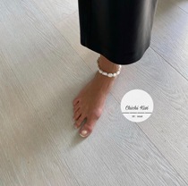 chichikivi Baroque Pearl Irregular Highlight Ankle Pure Silver Buckle Custom Europe and America