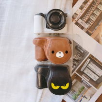 Suitable for Sony A5000 leather case A5100 16-50 lens cartoon portable NEX-3N digital protection bag