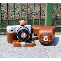 Applicable to Canon M50 camera bag M200 holster M6 second generation Sony A6000 Christmas deer 200D Fuji XA7 Brown