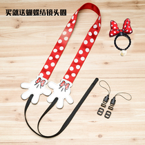 Cute Palm camera M50 shoulder strap M6 strap Canon 100D 200D micro single SLR