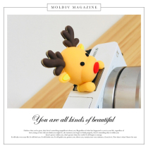 Cartoon Paparazzi Camera Microalone Anti-Generic Flash Hot Boots Hot Boots Cover Elk Deer Christmas Deer