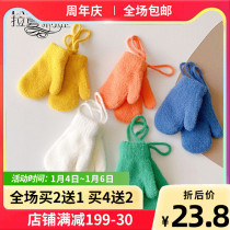 Childrens gloves winter thick warm baby infant newborn infants and young children a year old 0-1-3 age sleep antifreeze