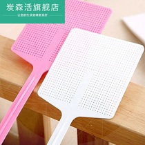Fly swatter does not rot thickened (three sets)large plastic handle extended manual mosquito killing mosquito