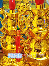 Wholesale ingot load Shuanglong high-quality electric candle light God of wealth light for Buddha light Guanyin Buddha front light sacrificial light