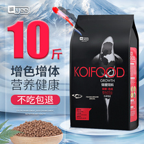 Fish food Koi feed ornamental fish goldfish small particles special fish food color and color enhancement General medium