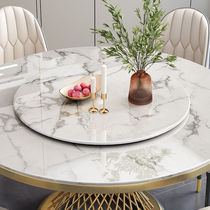 Bright Artisan Dining Table Modern Minimalist Marble Dining Table Round Table With Turntable Ideostyle Rock Plate Dining Table And Chairs Combined Small House
