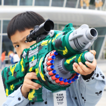 Childrens toy gun simulation electric burst soft bullet gun little boy hot 8 Gatling 4-6 years old 5 boys 7 pistol fire
