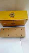 Square dry abrasive paper rectangular 70x198 dry grinding paper yellow sand two rows of holes square flocking yellow sand grinding card
