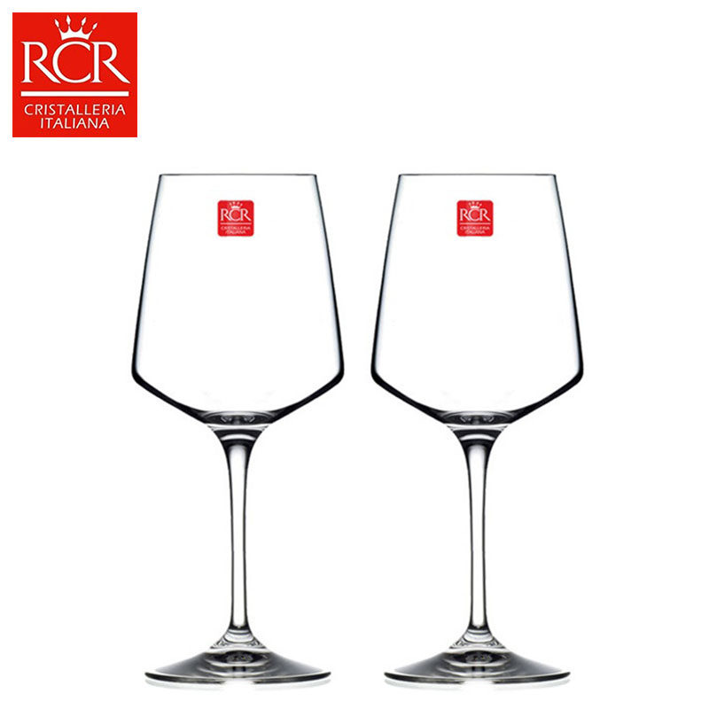 Italian RCR Burgundy Crystal Glass Wine Glass High-footed Glass Wine Glass Burgundy Diamond Cup