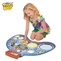 Girls Childrens children Handmade drums Early teaching Puzzle Learning Music Mats Percussion Instruments Playing blanket Toys