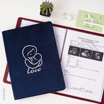 Pregnant mothers birth inspection manual pregnancy check list information storage bag folder check list collection book pregnant woman File