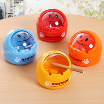 RevitaTrend Trend Personality Creative Ashtrays With Cover Fashion Eurostyle Flip Sealed Smoke Cylinder Cartoon Smoke Flush