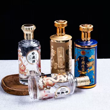 白酒 750ml 53% 龍のガラス細工瓶 龙瓶白酒-龙瓶白酒促销价格、龙瓶白酒品牌- 淘宝