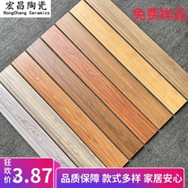Imitation solid wood living room bedroom floor line skirting tile 100X800 with room antique floor line floor tile