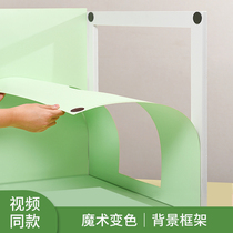 Photography geometric cube props creative Chinese style paper-cut mountain peak background paper magic color background frame product display table ornaments ins Wind shooting background board