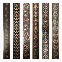 Stainless steel decorative line t-shaped crimping strip KTV background wall ceiling embedded U-shaped groove edge strip edge strip