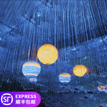 Starry sky top starlight chandelier Net red fiber starry sky light bar Starry Sky ball clear bar Colorful atmosphere fiber light beam