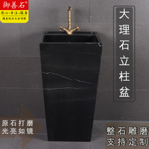 Outdoor Marble washbasin Courtyard integrated washbasin Outdoor column basin Household washbasin Floor-to-ceiling