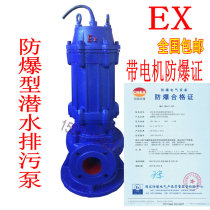 WQB BQW flameproof submersible pump EX explosion-proof pump Mine submersible pump Explosion-proof sewage pump submersible pump