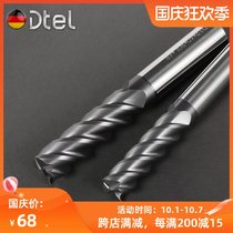 Deutt 60 degree tungsten steel mold holder knife 4-edge coated carbide flat knife special mold frame flat end mill