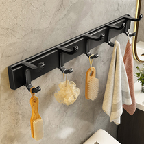 Hook Powerful Viscose Wall Wall-mounted Toilet Clothes Wall Hanger Toilet Bathroom Door Rear Free From Punching Stick Hook