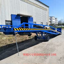Mobile boarding bridge up and down cargo ladder logistics container lifting platform hydraulic unloading equipment forklift Bridge