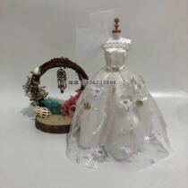 Clothing design parent-child handmade fabric material package to give girls toys gifts children diy princess doll dress