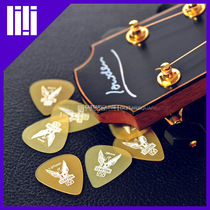 American Clayton ULTEM Golden Raptor round triangle small teardrops fast play electric acoustic guitar bass picks