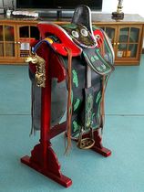 Inner Mongolia crafts saddle full set of horse cowhide new horse horse tourists Saddle Pony Knight equestrian supplies