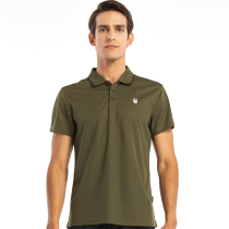 Force Sports T-shirt Men Quick Dry Marathon Running Top Training Short Sleeve base shirt Outdoor Leisure Polo Shirt