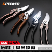 Green Forest Fruit tree pruning shears repair branch shears manual horticultural scissors garden labor-saving Flower Branch shears