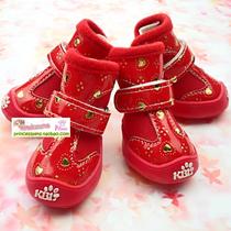 Dog shoes Teddy dog shoes pet shoes Puppy shoes do not fall anti-skid shoes four season shoes small dog Puppy shoes