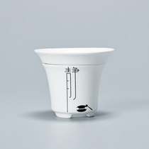 Juncui fat white tea filter exquisite ceramic tea leak kung fu tea set accessories tea filter tea filter tea filter filter