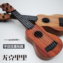Childrens music small guitar can play medium ukulele simulation instrument piano male and female baby toys 3-12 years old