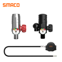 SMACO submersible respirator primary and secondary valve head bite nozzle gas cylinder tank tube full set of equipment supplies accessories equipment