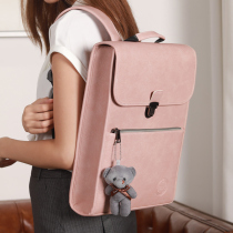 Good looking backpack for Xiaomi Lenovo small new Air14 Apple macbook13 3pro13 laptop bag female 14 inch 15 6 inch cute portable 15