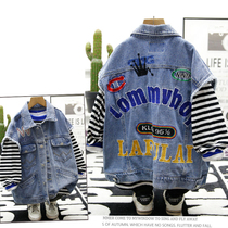 Cheerleader Dress 2021 Autumn New Products Han Edition Childrens Vest Stickler Letters Jacket Boy Cowboy Waistcoat 3720