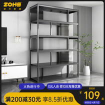 Bookshelves Shelving Modern Light Lavish Multilayer Iron Art Containing Shelf Home Living Room Simple Office Bookcase
