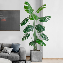 Nordic style simulation plant bionic green plant potted monstera fake tree indoor living room floor-to-ceiling sofa decoration ornaments