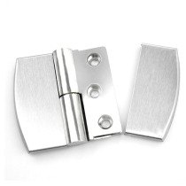 Public toilet partition fittings hinge 304 stainless steel thickened hinge toilet door flat stack door hinge self-closing