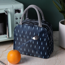 Lunch Box Handbag Insulation Lunch Bag Student Meal Kit Hand Bag For Work With Dinner Fashion Brief Aluminum Foil Thicken