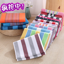 2019 woven stripes 1 2 single to send encryption Sims old coarse cloth bed linen Zhuang Four seasons 1 5 pieces sets 0 9 Kam children 2