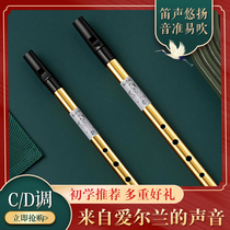 Irish whistle Beginner Clarinet Tin flute C-tune D-tune flute Professional treble straight flute instrument for students