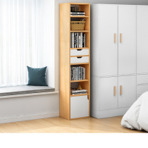 Bookshelf landing simple living room storage narrow seam small bookcase bedroom simple multi-storey shelf students save space