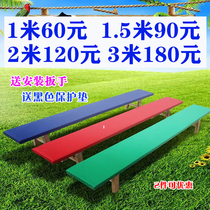 Manufacturer direct sales bench dance bench bench balanced bench stretching bench solid wood bench