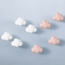 Nordic Creative Ceramic Wall Hooks Genguan Bathroom Brief Cute Teenage Girl Hearts Childrens Room Cloister Decoration Single Hook