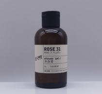Le LABO ROSE31 shower gel 90ml large bottle of medium sample at Fairmont Hotel