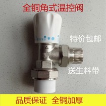 Factory direct radiator special angle valve PPR temperature control valve 4 minutes 6 minutes 1 inch heating valve accessories
