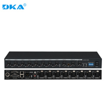 DKA 8-way Intelligent Conference Mixer Distributor with 48V phantom powered microphone Wired Microphone Hub