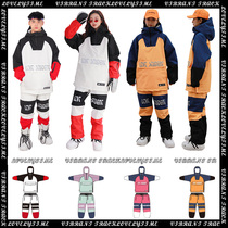 LTVT ski suit new womens suit full set of windproof waterproof single double board winter outer tide velvet equipment thick sweater